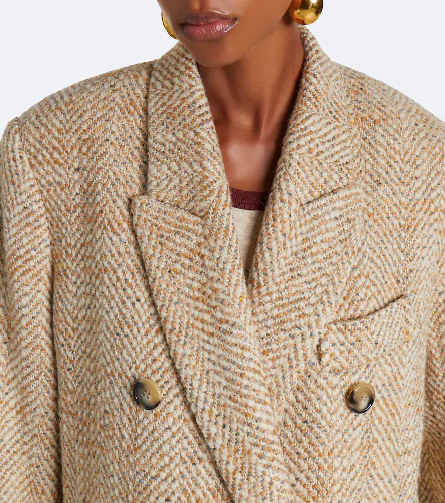 Marant Étoile Pilda herringbone double-breasted coat | Thumbnail 3 Marant Étoile Pilda herringbone double-breasted coat | Thumbnail 3