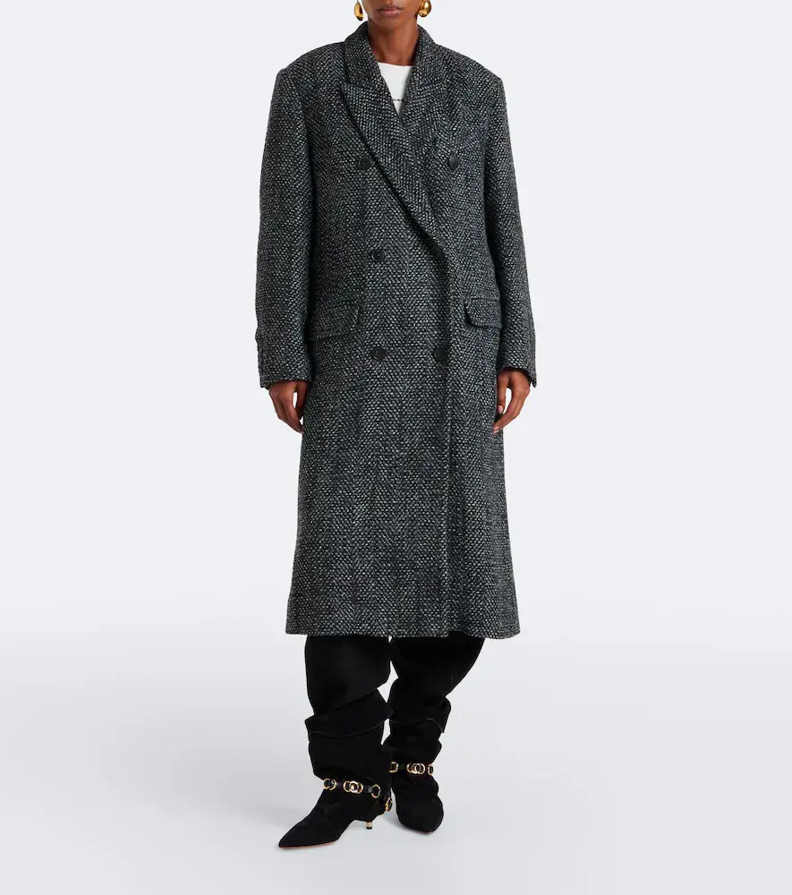 Marant Étoile Pilda herringbone double-breasted coat | Thumbnail 3 Marant Étoile Pilda herringbone double-breasted coat | Thumbnail 3