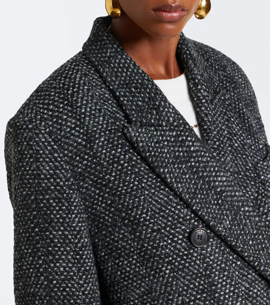 Marant Étoile Pilda herringbone double-breasted coat | Thumbnail 7 Marant Étoile Pilda herringbone double-breasted coat | Thumbnail 7