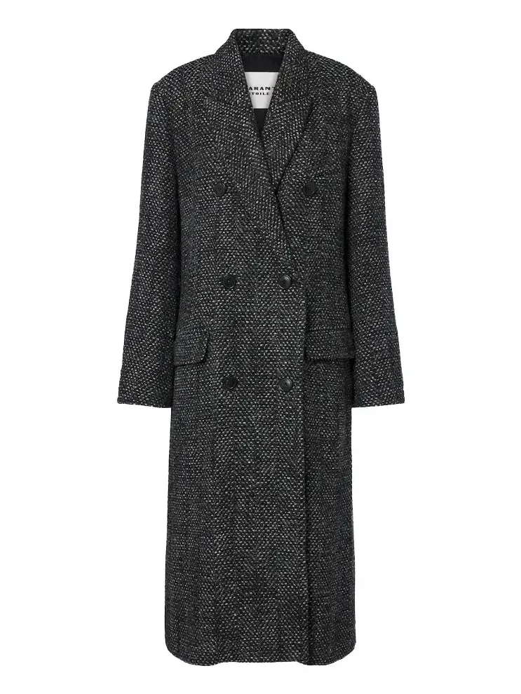 Pilda herringbone double-breasted coat Pilda herringbone double-breasted coat