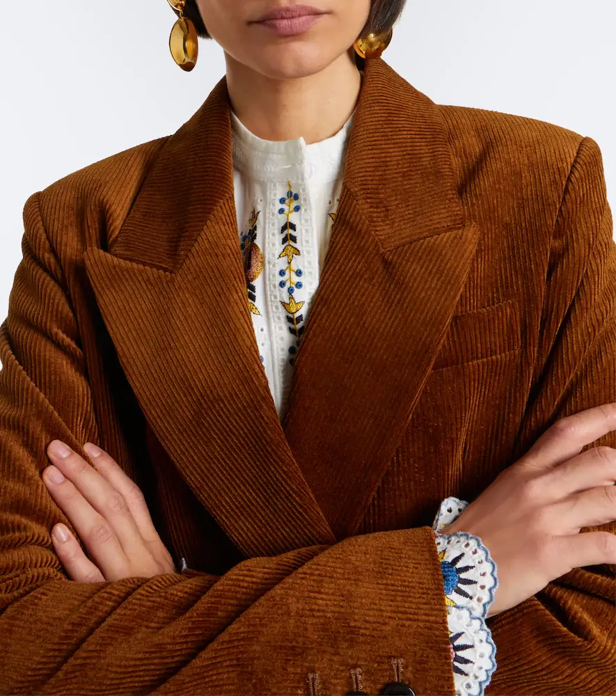 Marant Étoile Rasma cotton and linen corduroy blazer | Thumbnail 4