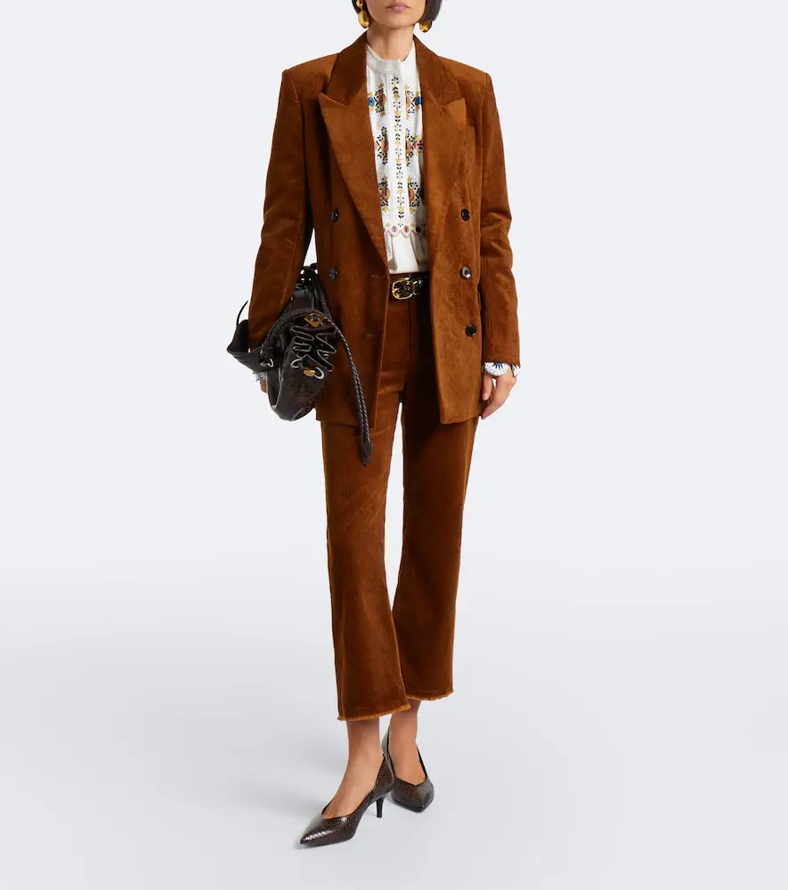Marant Étoile Rasma cotton and linen corduroy blazer | Thumbnail 7