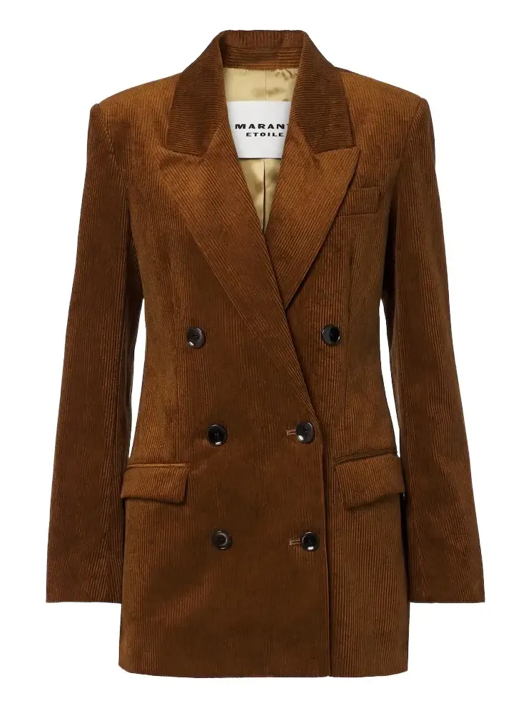 Rasma cotton and linen corduroy blazer