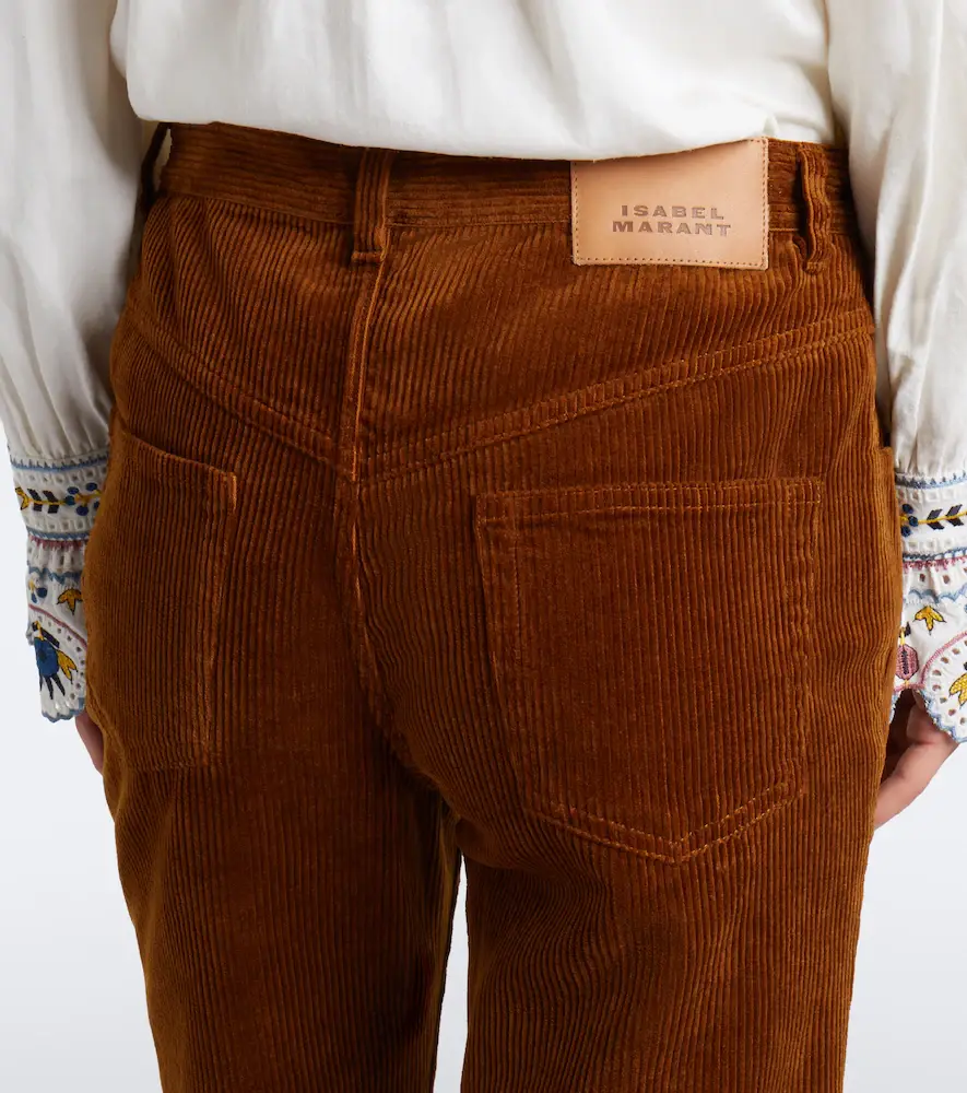 Marant Étoile Ruthie cropped corduroy straight pants | Thumbnail 3 Marant Étoile Ruthie cropped corduroy straight pants | Thumbnail 3