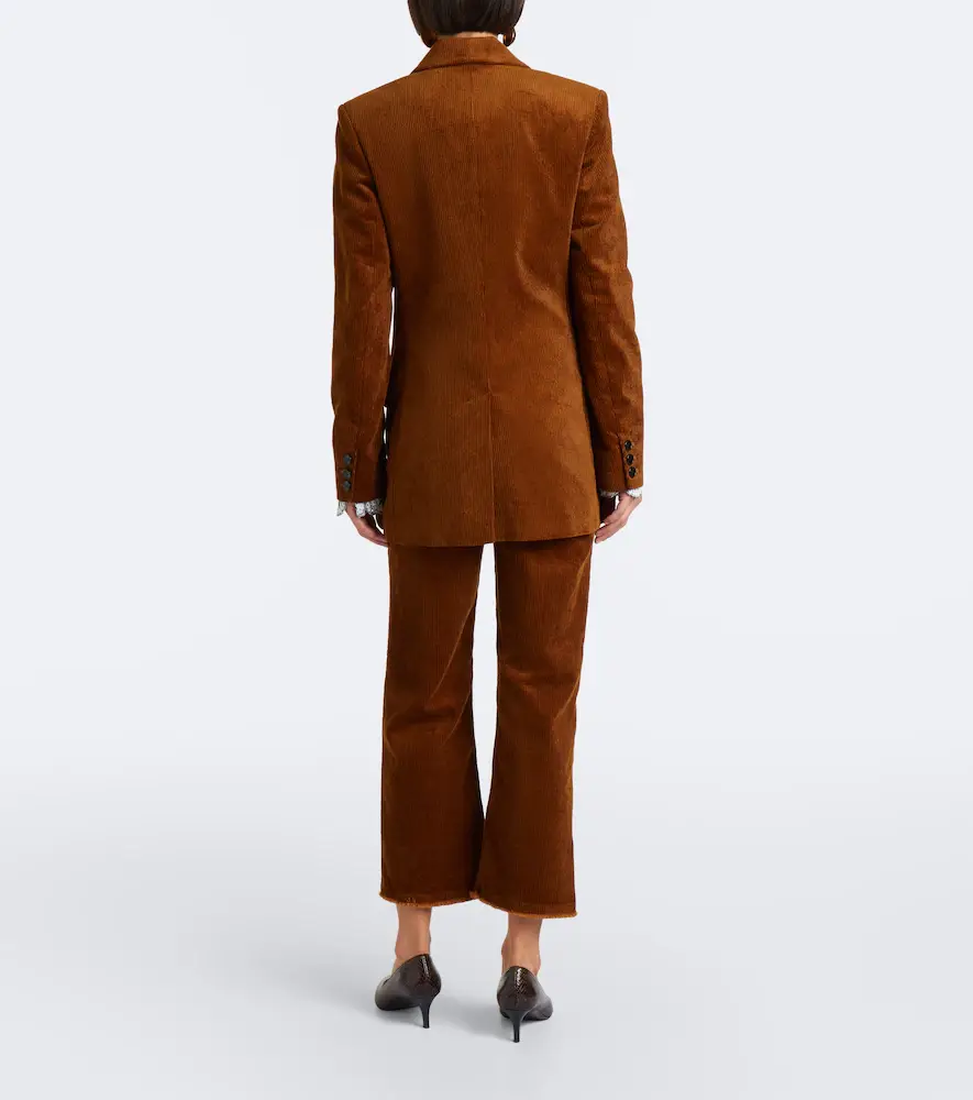 Marant Étoile Ruthie cropped corduroy straight pants | Thumbnail 6 Marant Étoile Ruthie cropped corduroy straight pants | Thumbnail 6