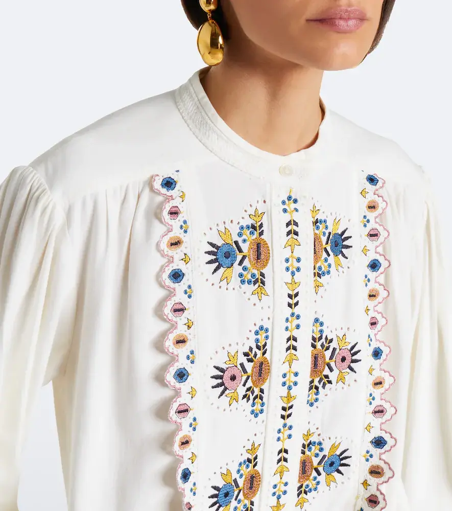 Marant Étoile Merva embroidered minidress | Thumbnail 3 Marant Étoile Merva embroidered minidress | Thumbnail 3