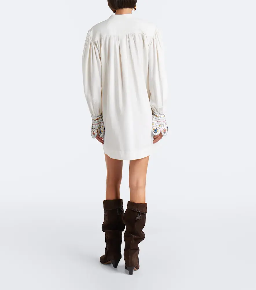 Marant Étoile Merva embroidered minidress | Thumbnail 5 Marant Étoile Merva embroidered minidress | Thumbnail 5