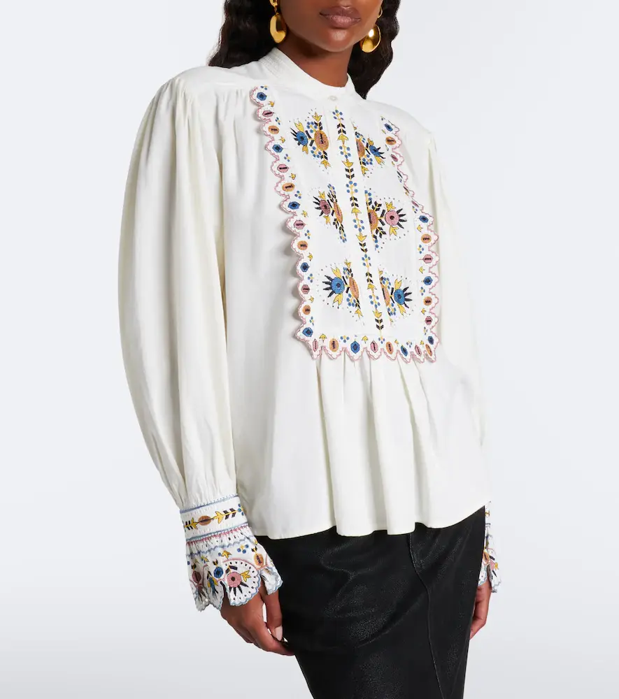 Marant Étoile Monique embroidered blouse | Thumbnail 4 Marant Étoile Monique embroidered blouse | Thumbnail 4