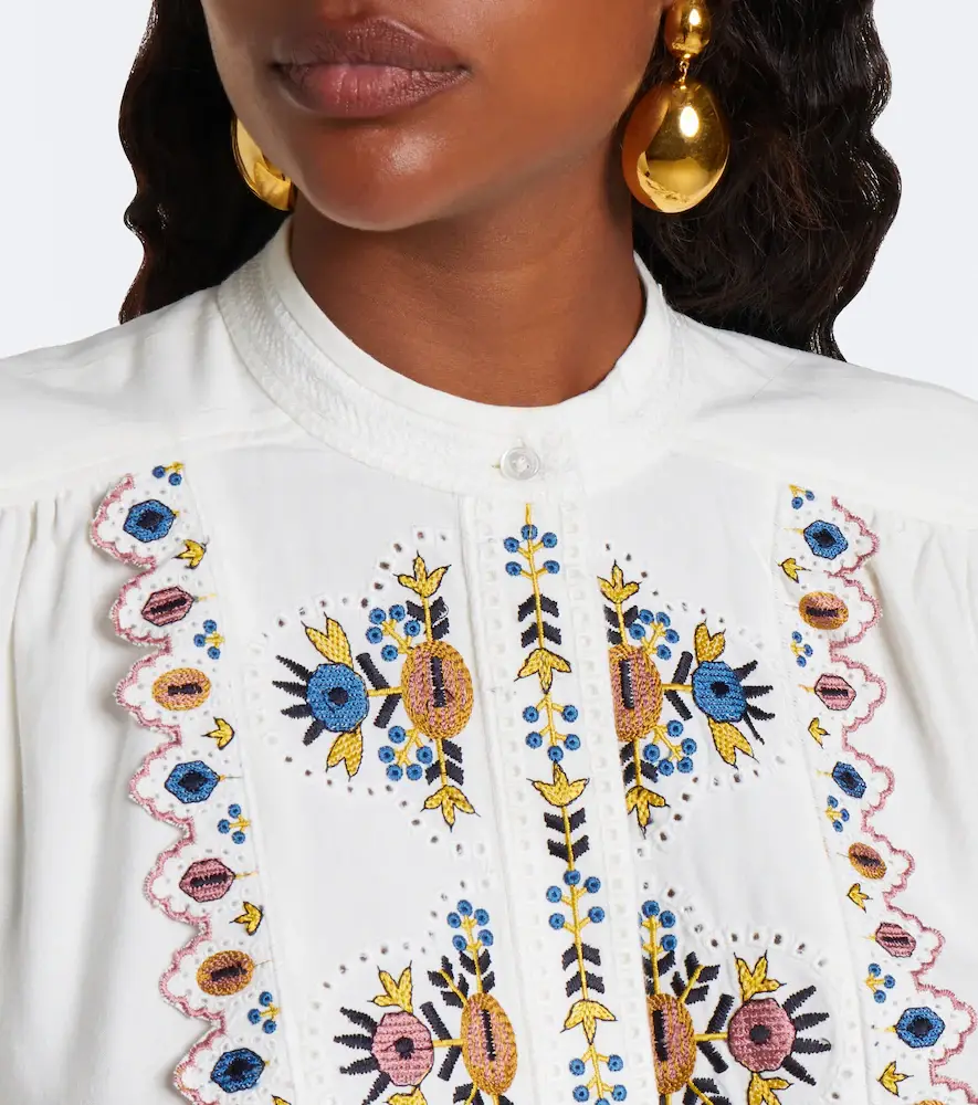 Marant Étoile Monique embroidered blouse | Thumbnail 7 Marant Étoile Monique embroidered blouse | Thumbnail 7