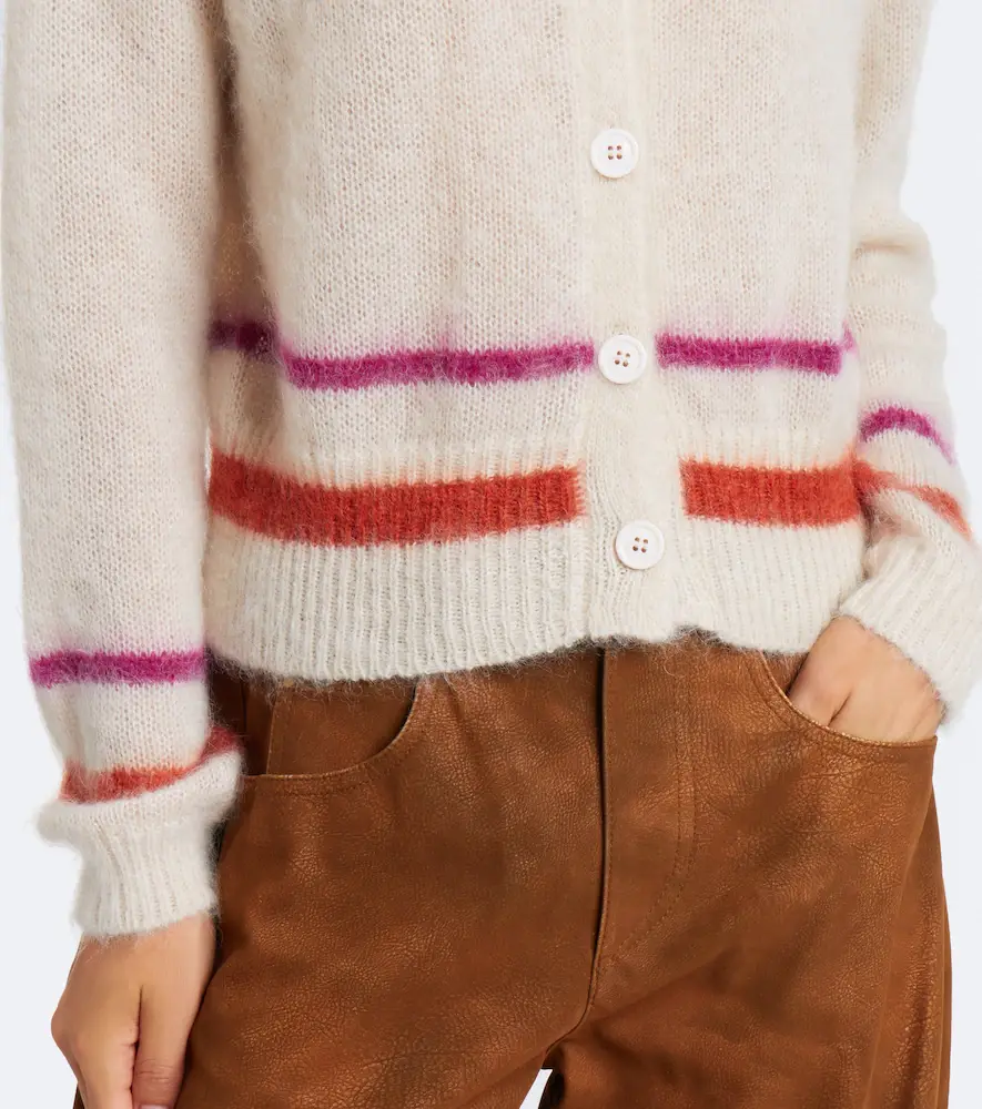 Marant Étoile Molly mohair and wool-blend cardigan | Thumbnail 3 Marant Étoile Molly mohair and wool-blend cardigan | Thumbnail 3