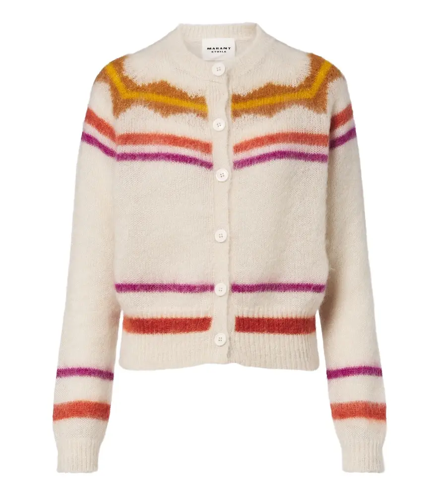 Marant Étoile Molly mohair and wool-blend cardigan | Image 1 Marant Étoile Molly mohair and wool-blend cardigan | Image 1