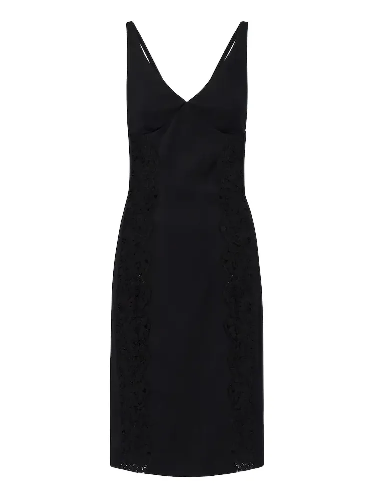 Lace-trimmed minidress Lace-trimmed minidress