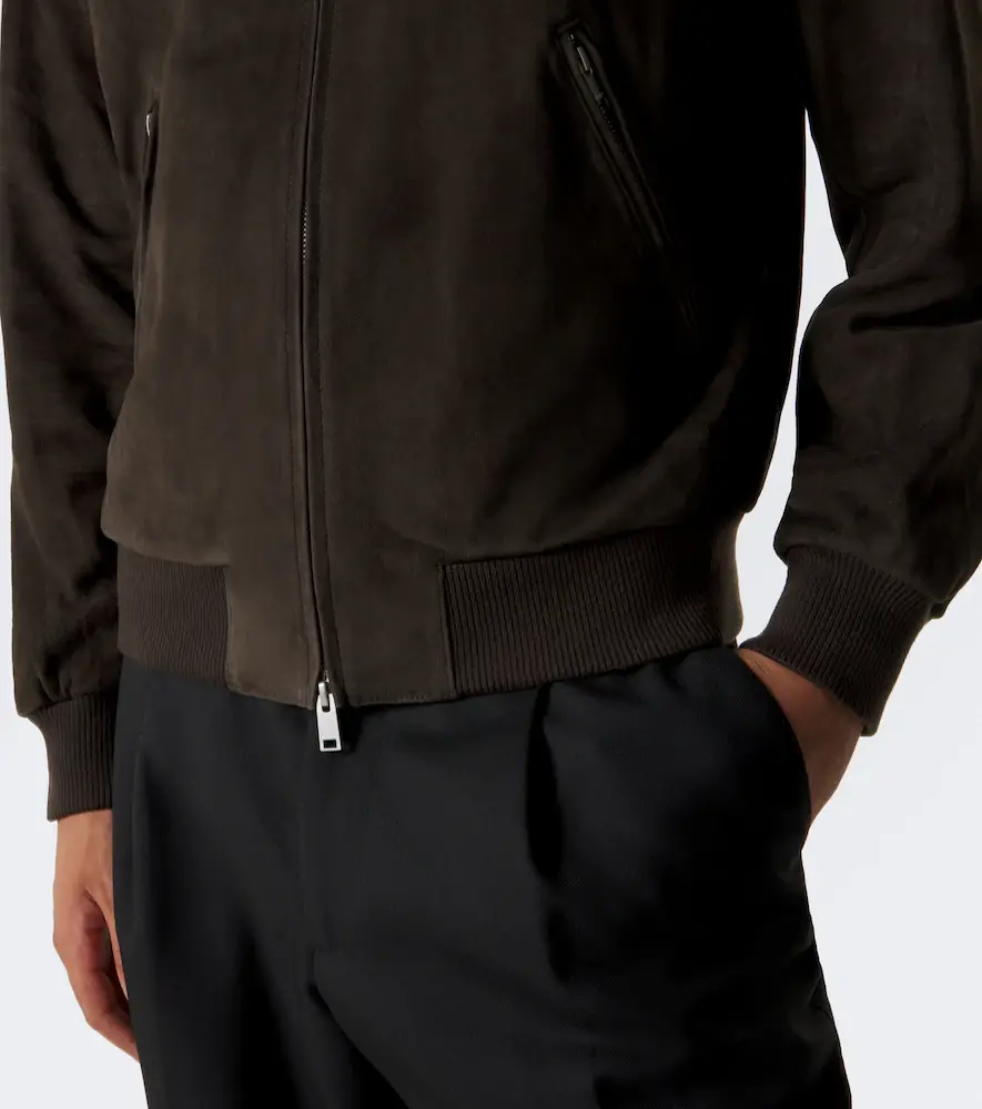 ARMA Didier suede bomber jacket | Thumbnail 4 ARMA Didier suede bomber jacket | Thumbnail 4