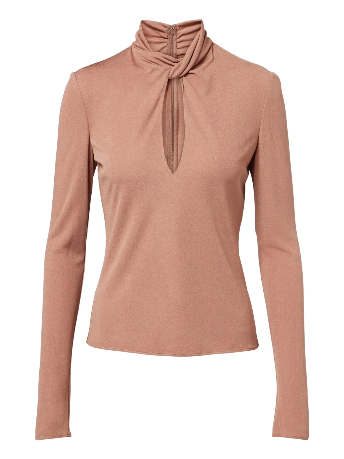 Valentino Garavani Cutout jersey crêpe top