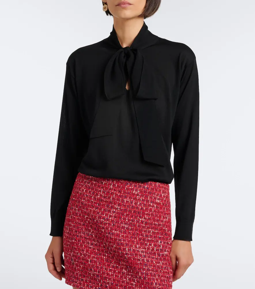 Valentino Garavani Bow-detail wool sweater | Thumbnail 2 Valentino Garavani Bow-detail wool sweater | Thumbnail 2