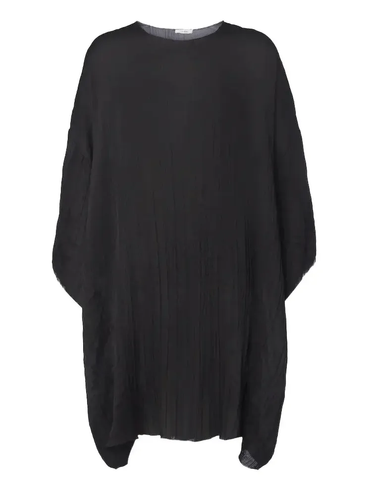 Catena oversized pleated silk blouse Catena oversized pleated silk blouse