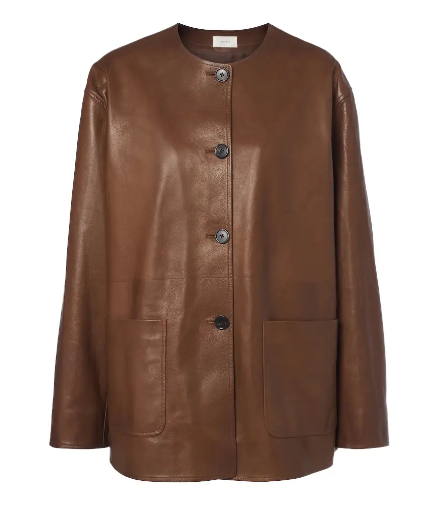 The Row Quintus leather jacket | Image 1 The Row Quintus leather jacket | Image 1