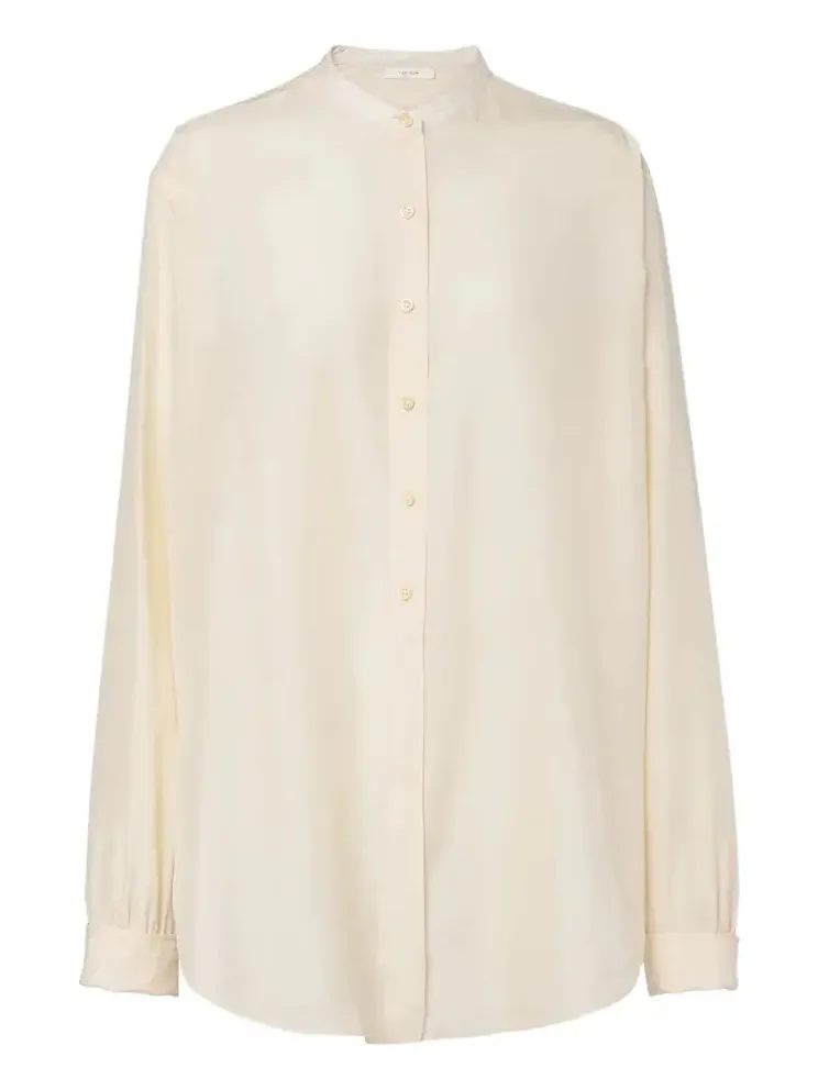The Row Lula silk satin shirt | Thumbnail 1 The Row Lula silk satin shirt | Thumbnail 1