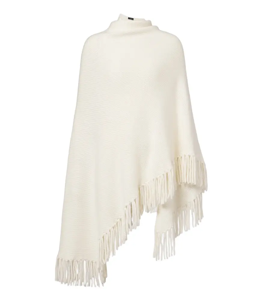 Duchess fringed cashmere poncho Duchess fringed cashmere poncho