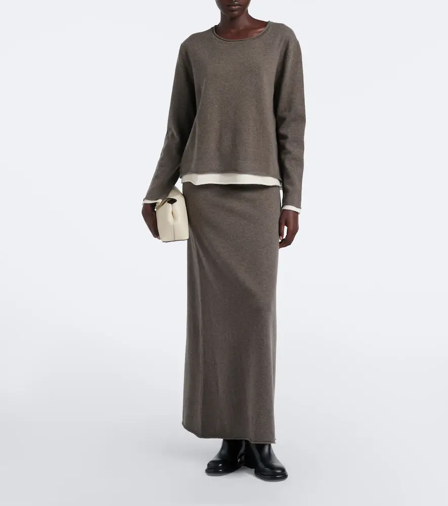 Arch4 Parker cashmere maxi skirt | Thumbnail 4 Arch4 Parker cashmere maxi skirt | Thumbnail 4