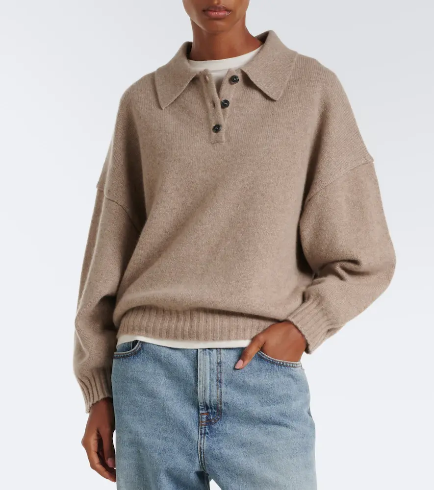 Arch4 King's Road cashmere polo sweater | Thumbnail 4 Arch4 King's Road cashmere polo sweater | Thumbnail 4