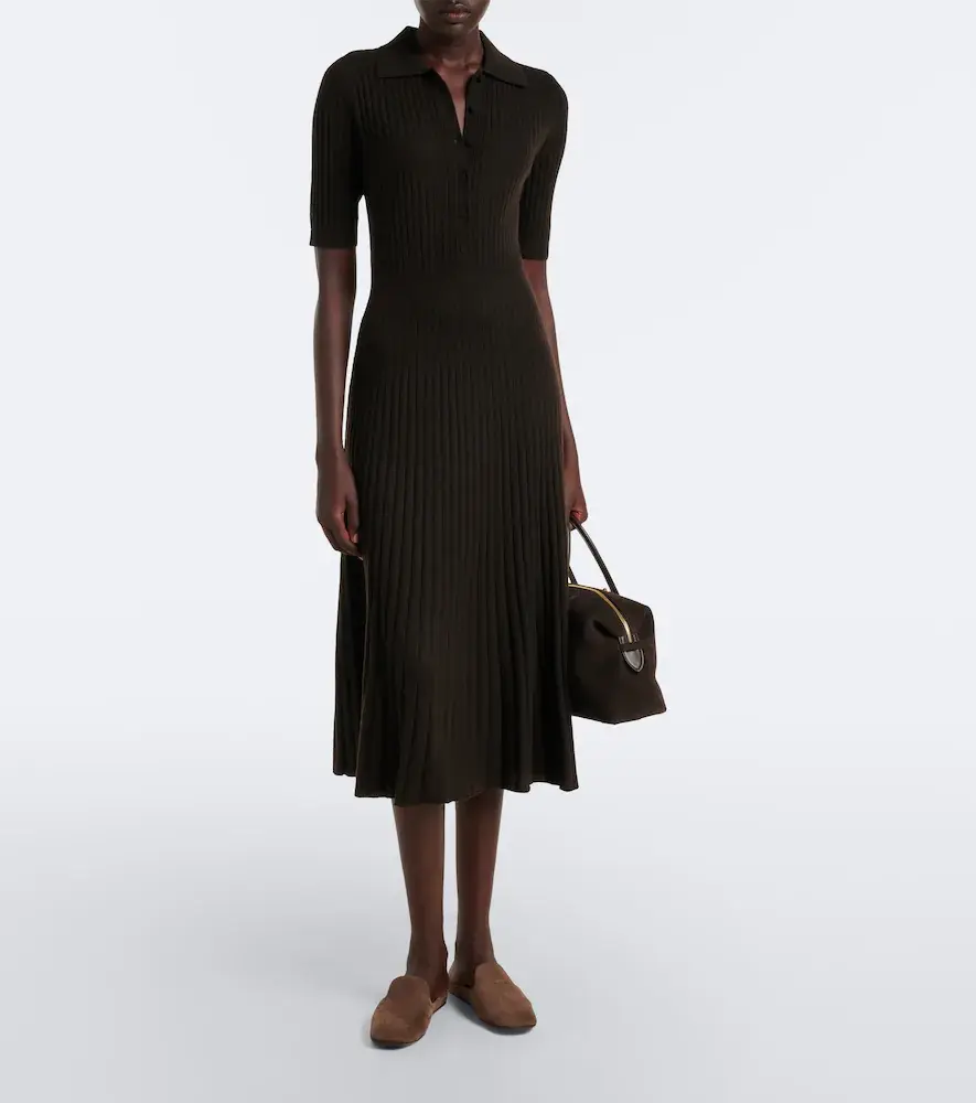 Arch4 Elloren cashmere polo dress | Thumbnail 2 Arch4 Elloren cashmere polo dress | Thumbnail 2