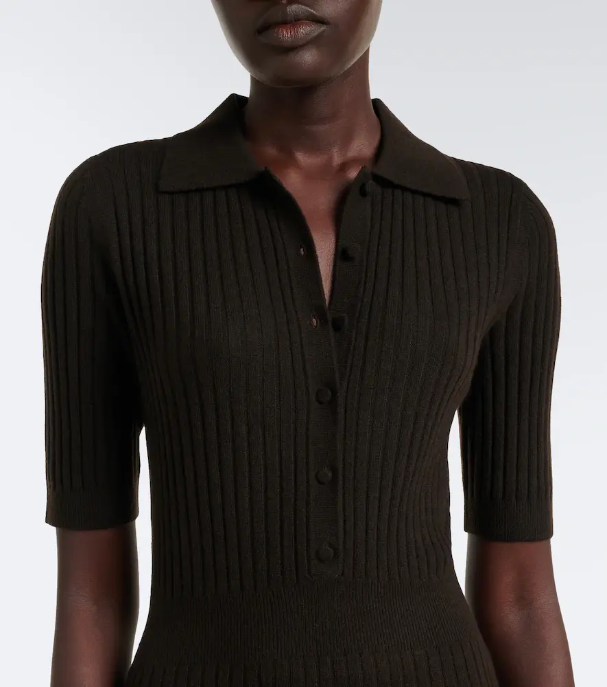Arch4 Elloren cashmere polo dress | Thumbnail 3 Arch4 Elloren cashmere polo dress | Thumbnail 3
