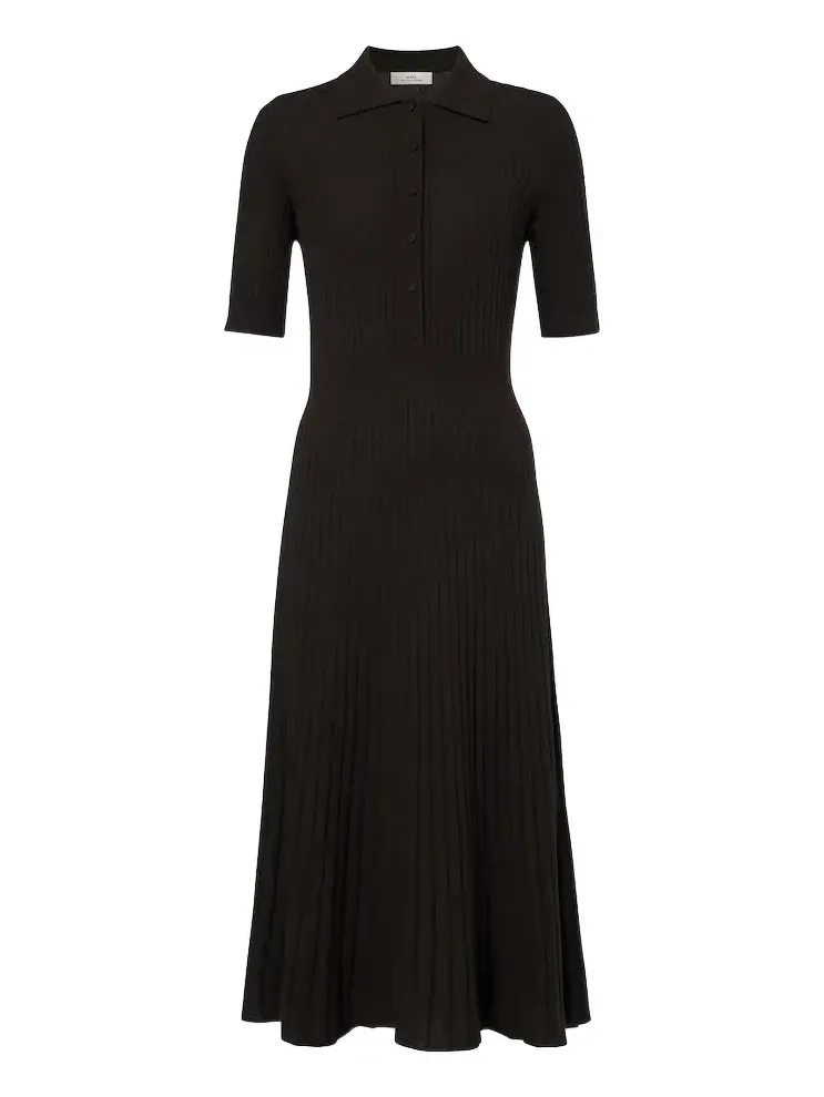 Elloren cashmere polo dress