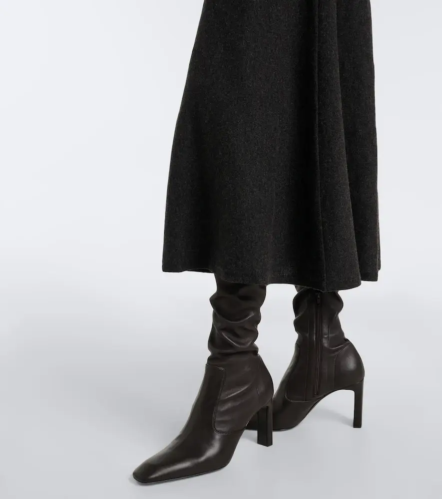 Arch4 Helma cashmere midi skirt | Thumbnail 6