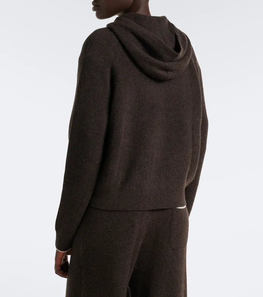 Arch4 Bray ribbed-knit cashmere hoodie | Thumbnail 2