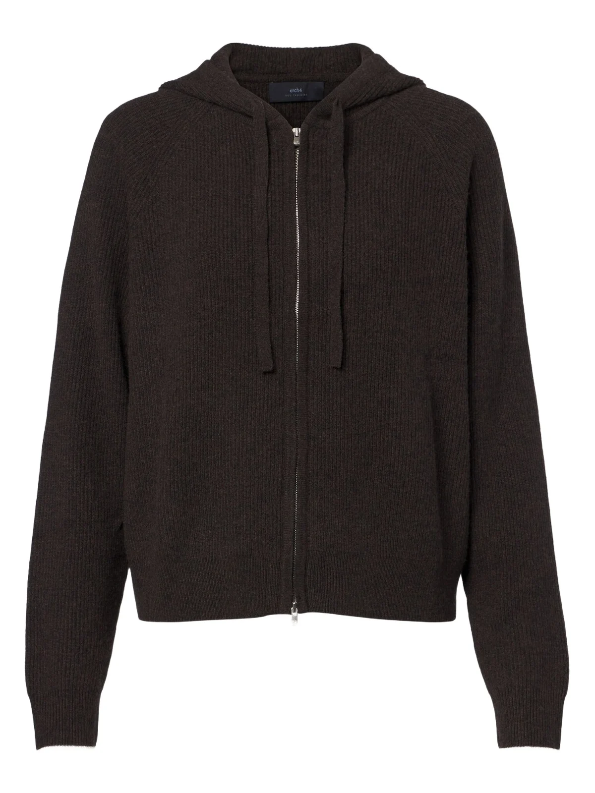 Arch4 Bray ribbed-knit cashmere hoodie
