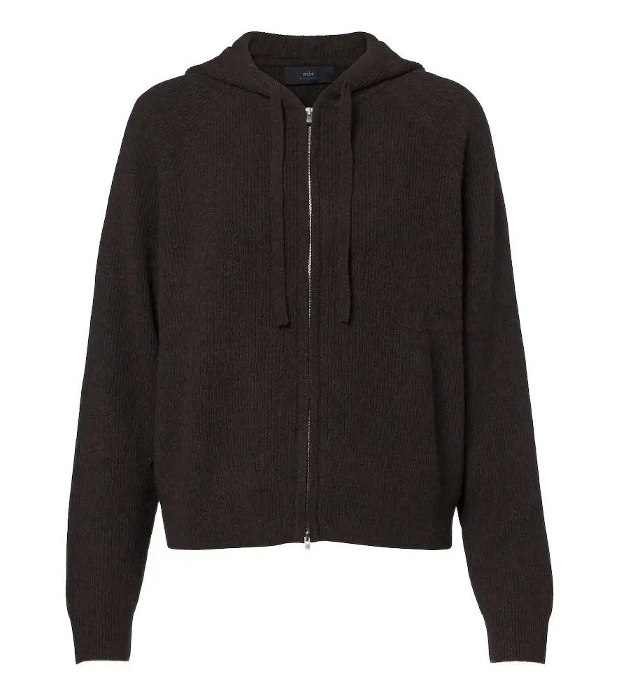 Arch4 Bray ribbed-knit cashmere hoodie | Image 1 Arch4 Bray ribbed-knit cashmere hoodie | Image 1