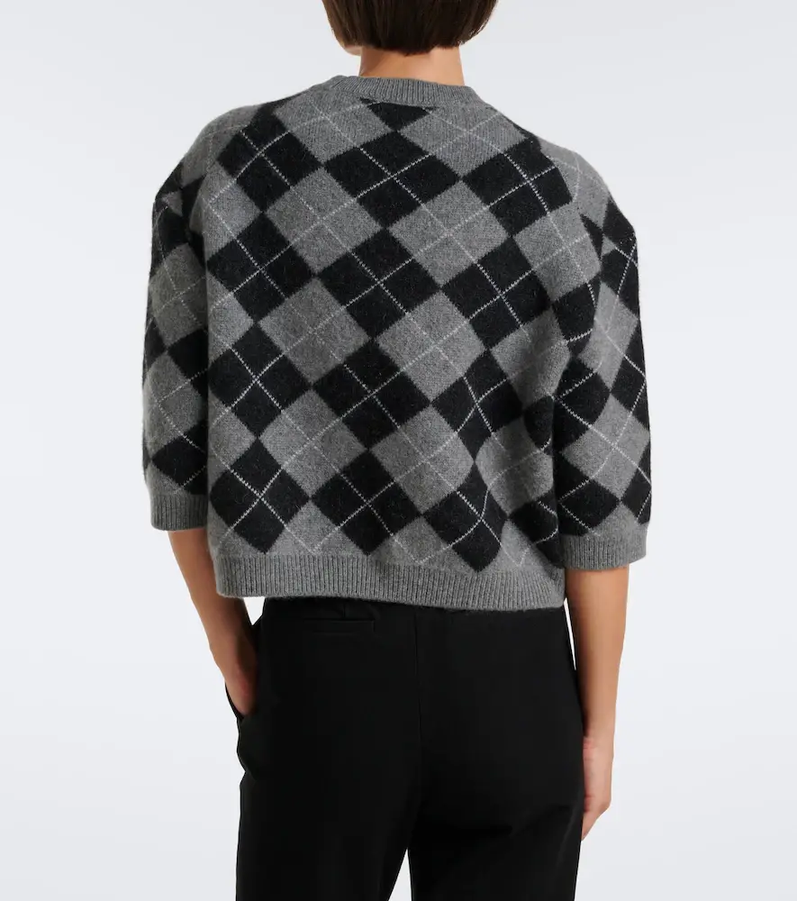 Arch4 Karlie argyle cashmere sweater | Thumbnail 2 Arch4 Karlie argyle cashmere sweater | Thumbnail 2