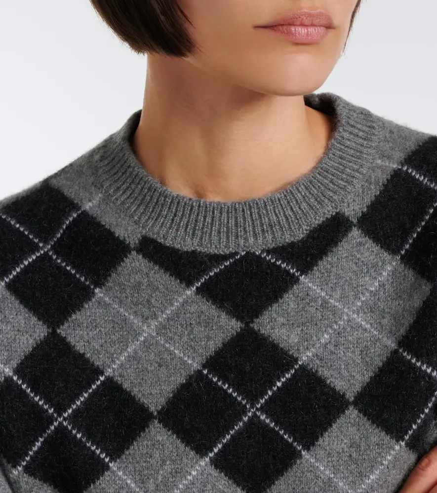 Arch4 Karlie argyle cashmere sweater | Thumbnail 6 Arch4 Karlie argyle cashmere sweater | Thumbnail 6