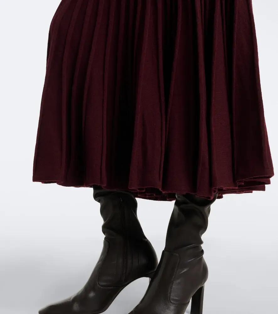 Arch4 Sabrina cashmere midi skirt | Thumbnail 4