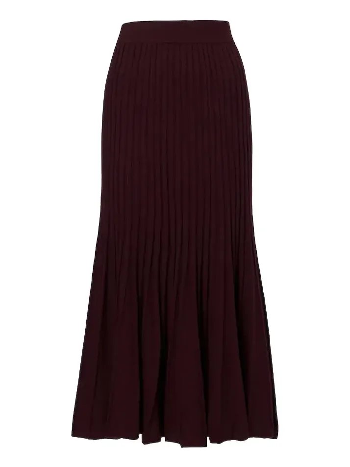 Sabrina cashmere midi skirt