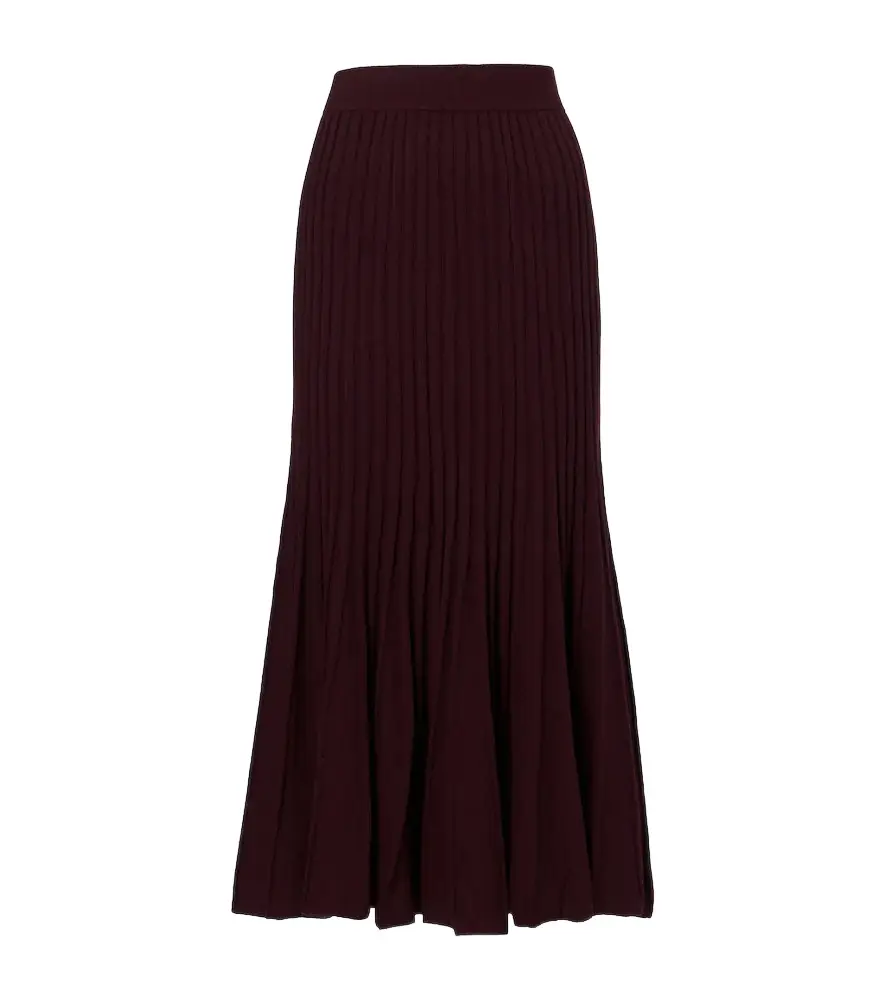 Arch4 Sabrina cashmere midi skirt | Image 1 Arch4 Sabrina cashmere midi skirt | Image 1