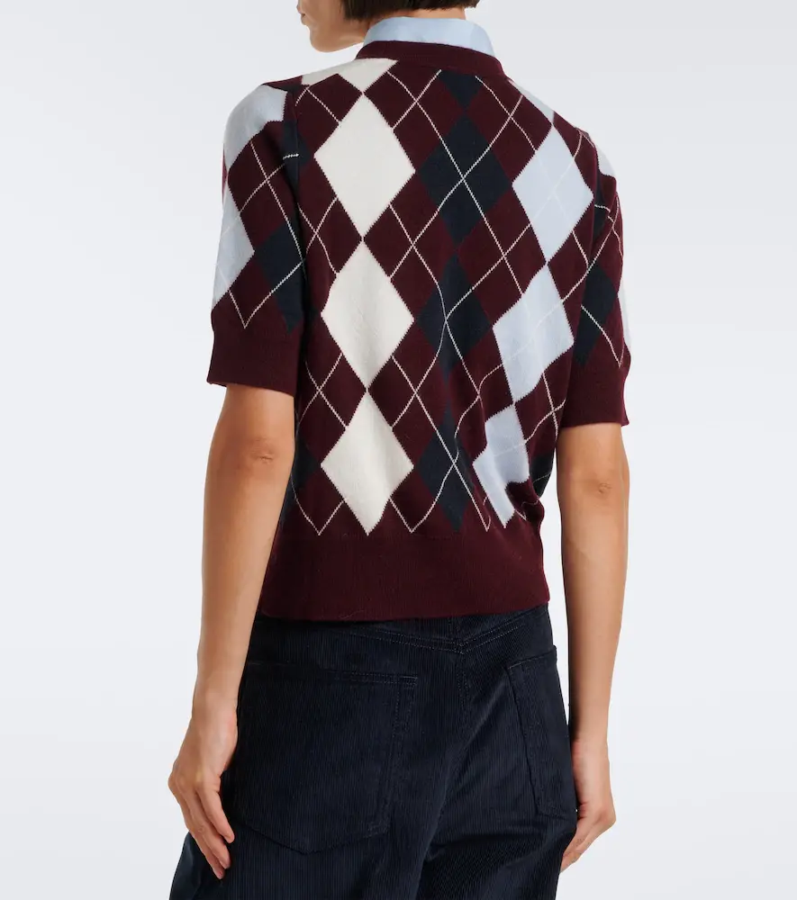 Arch4 Bronagh argyle cashmere sweater | Thumbnail 5 Arch4 Bronagh argyle cashmere sweater | Thumbnail 5