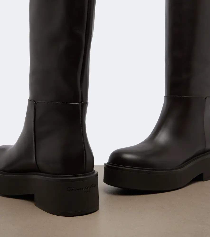 Gianvito Rossi Hiro leather over-the-knee boots | Thumbnail 2 Gianvito Rossi Hiro leather over-the-knee boots | Thumbnail 2