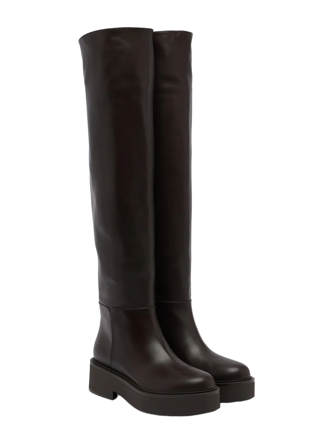 Gianvito Rossi Hiro leather over-the-knee boots