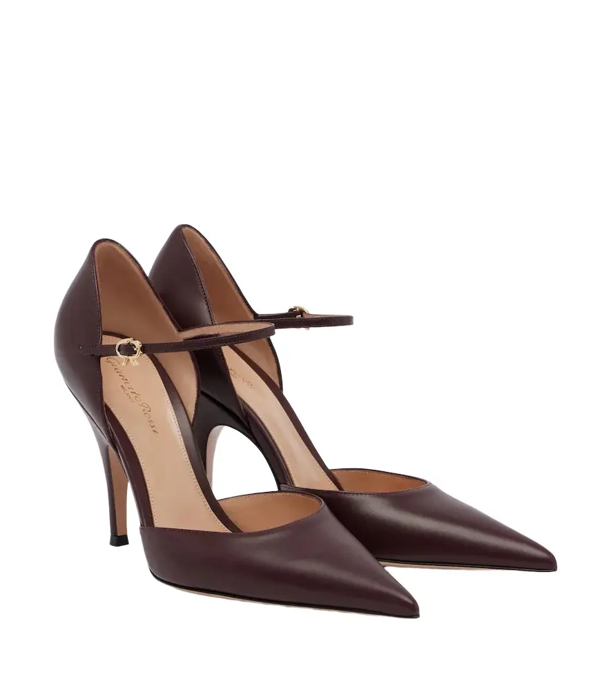 Gianvito Rossi Sofia D'Orsay leather pumps | Image 1 Gianvito Rossi Sofia D'Orsay leather pumps | Image 1