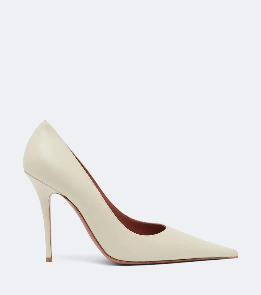 Amina Muaddi Barbara leather pumps | Thumbnail 2 Amina Muaddi Barbara leather pumps | Thumbnail 2