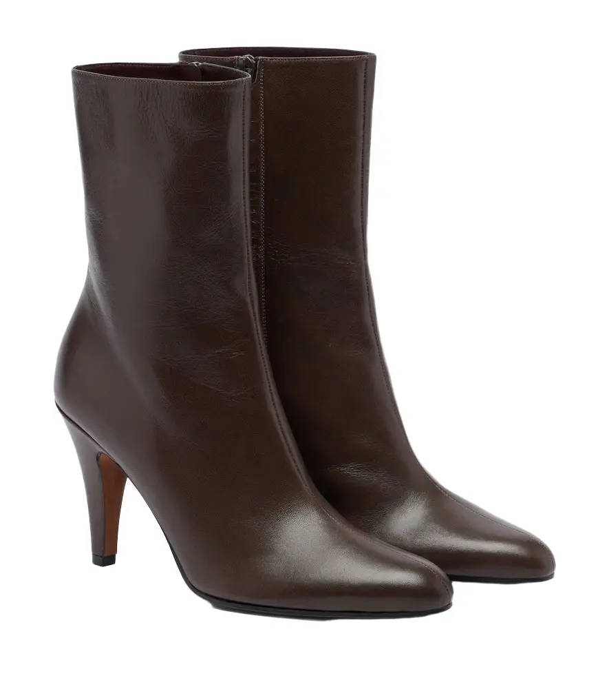 The Row Ornella leather ankle boots | Image 1 The Row Ornella leather ankle boots | Image 1
