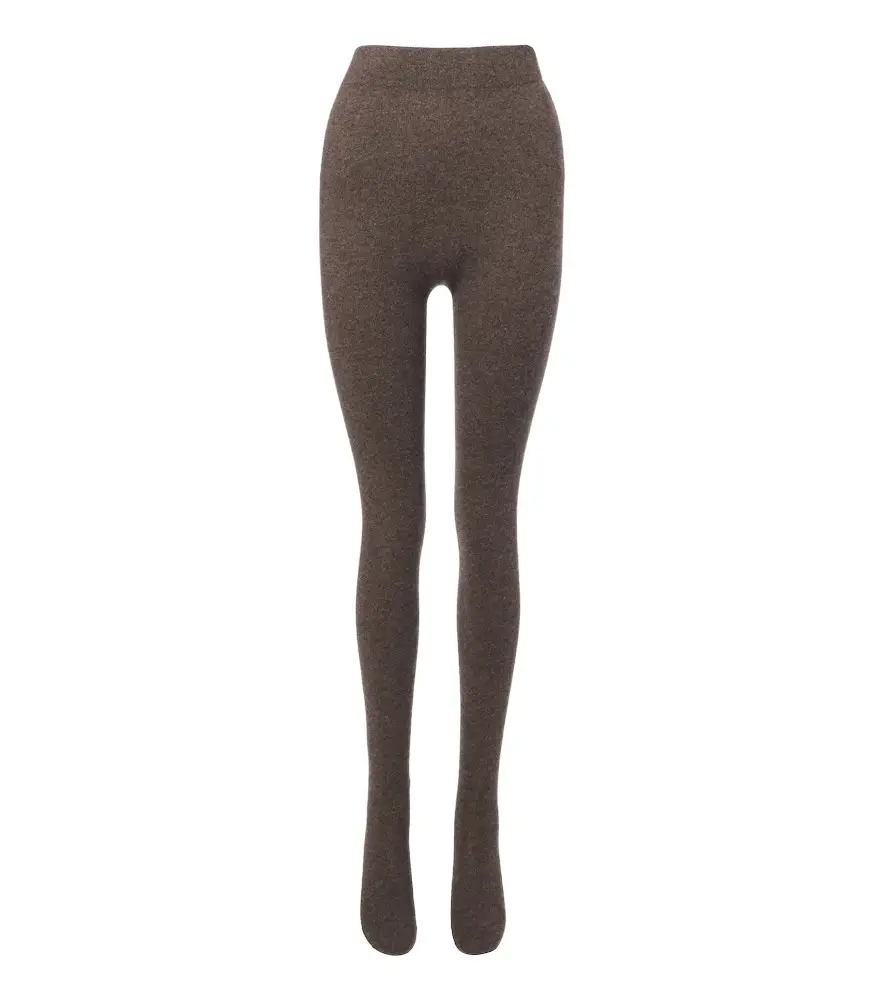 Nour Hammour Whit cashmere and wool tights | Image 1 Nour Hammour Whit cashmere and wool tights | Image 1