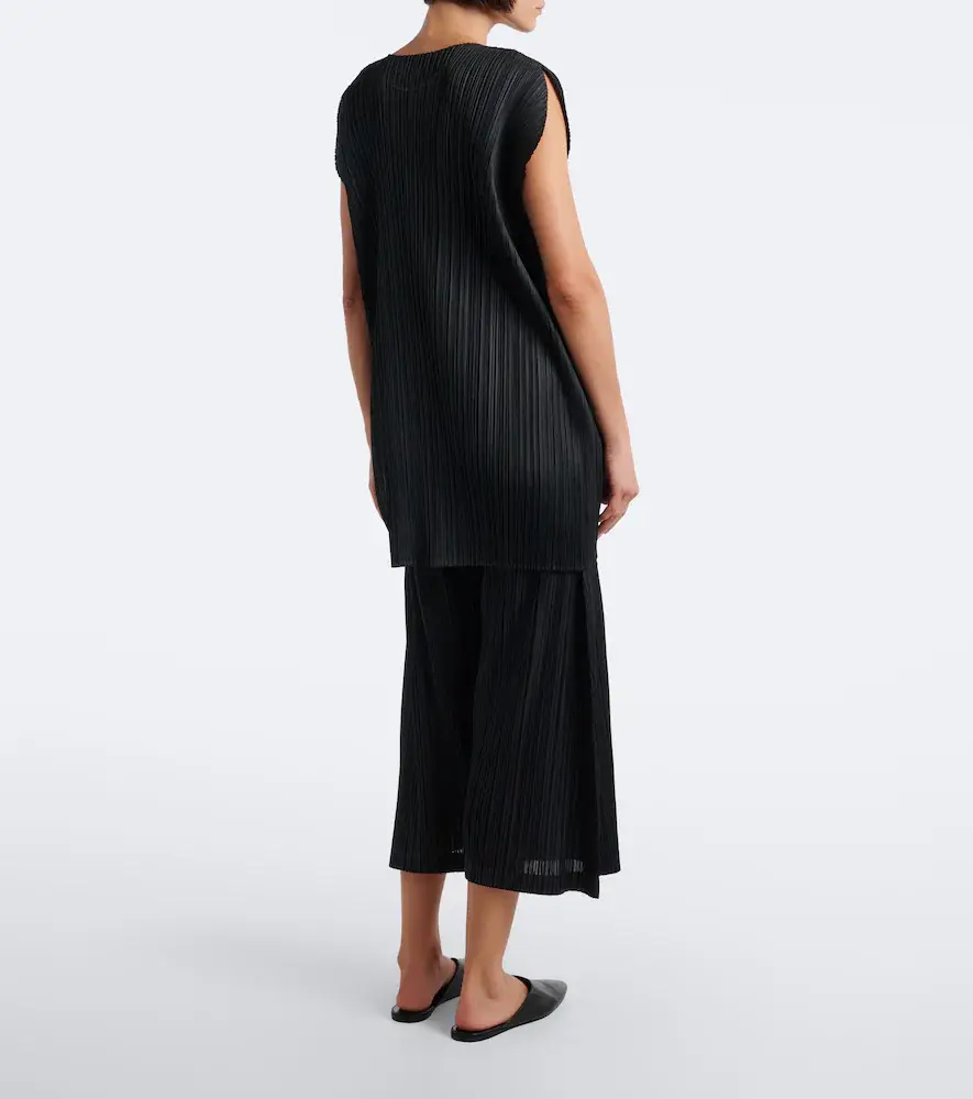 Pleats Please Issey Miyake Monthly Colors: July pleated wide-leg pants | Thumbnail 3