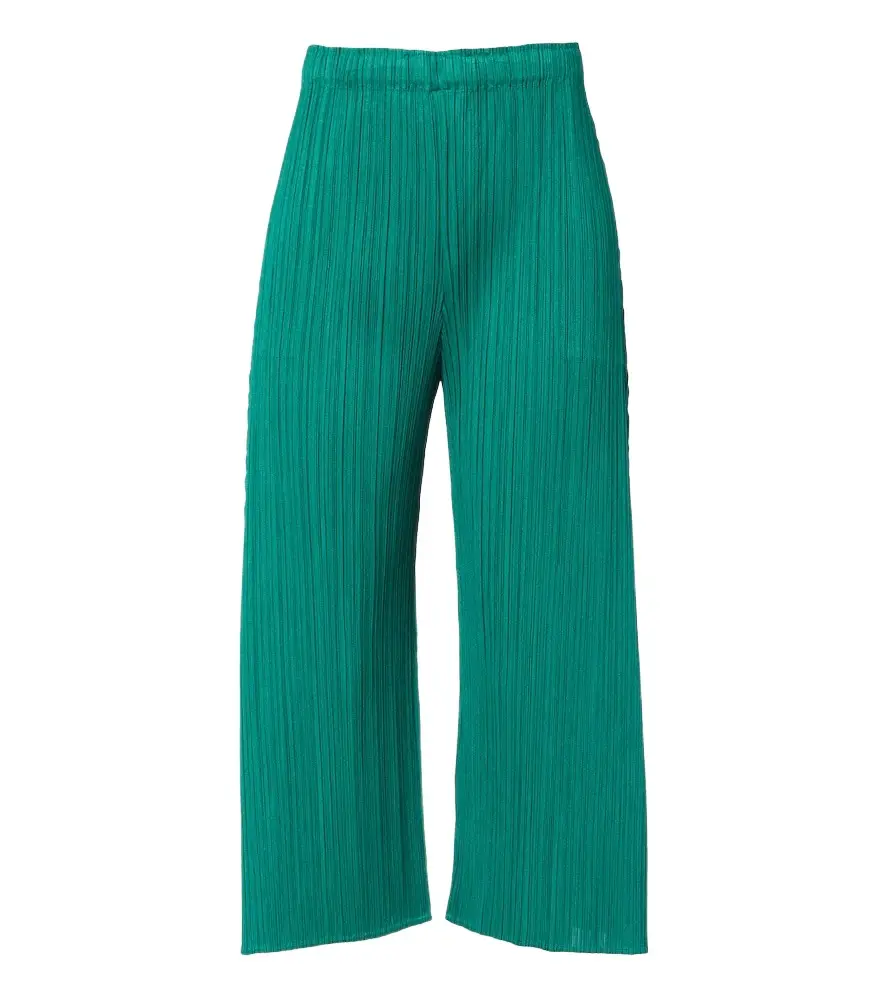Pleats Please Issey Miyake Monthly Colors: July pleated wide-leg pants | Image 1 Pleats Please Issey Miyake Monthly Colors: July pleated wide-leg pants | Image 1