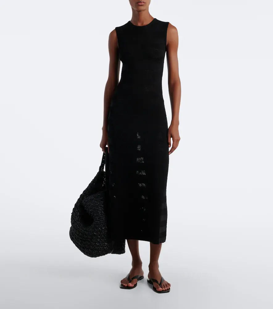 Eres Reguliere striped cotton-blend midi dress | Thumbnail 2
