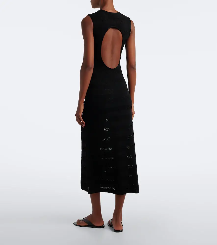 Eres Reguliere striped cotton-blend midi dress | Thumbnail 3