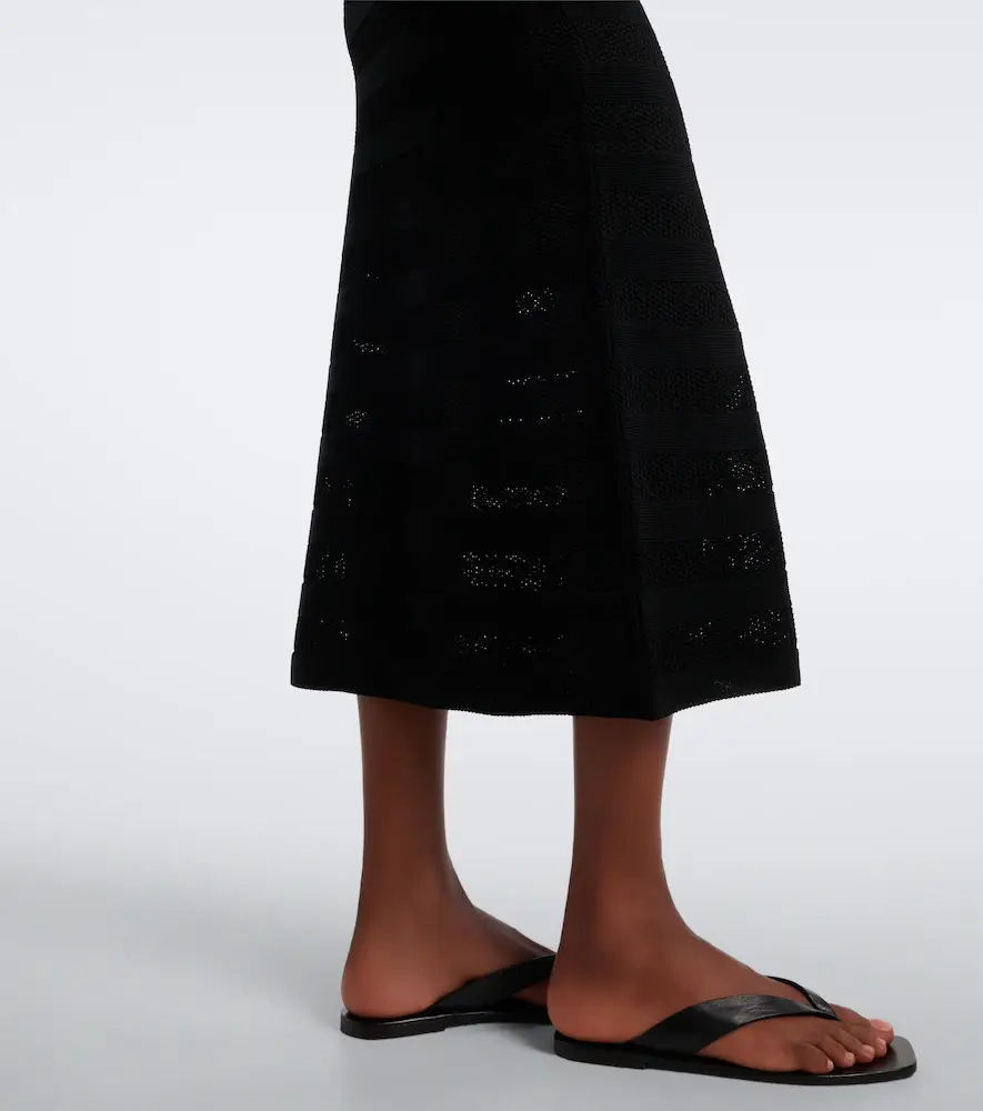 Eres Reguliere striped cotton-blend midi dress | Thumbnail 5