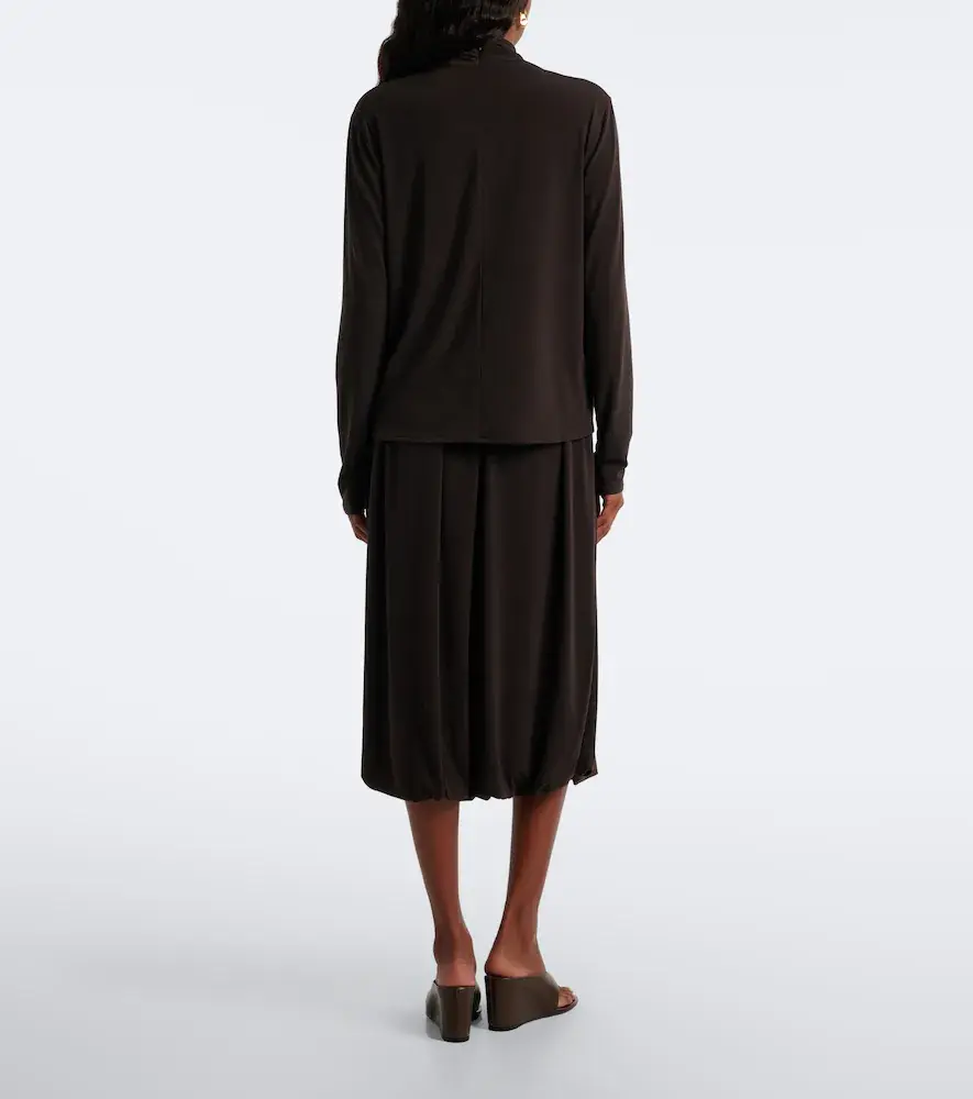 Vince Jersey midi skirt | Thumbnail 3